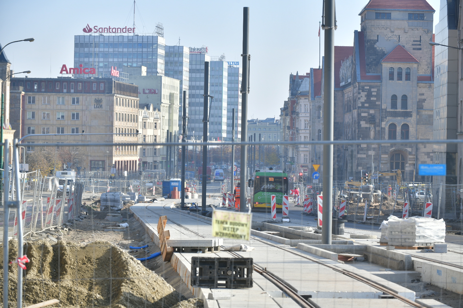 remont prace drogowe święty marcin - Wojtek Wardejn - Radio Poznań