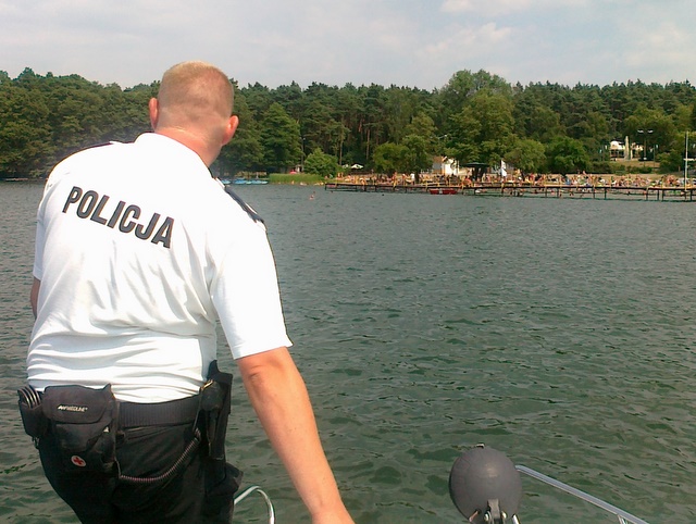 Jezioro w Strzeszynku - policja - Wojciech Chmielewski