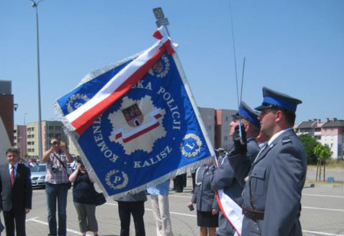 Sztandar dla policji w Kaliszu z okazji Wielkopolskiego święta Policji - Danuta Synkiewicz - Radio Merkury