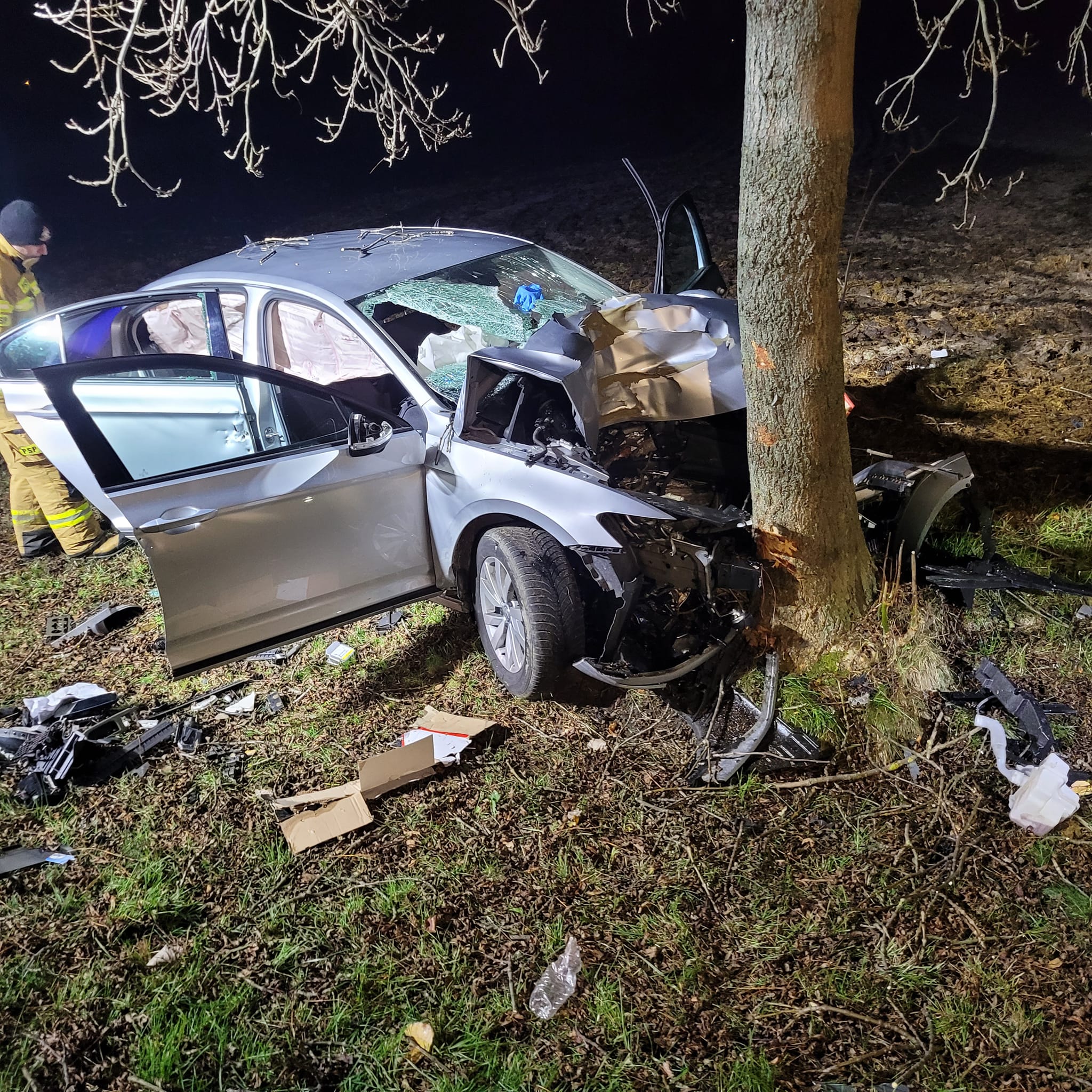 wypadek osp bojanowo - OSP KSRG Bojanowo