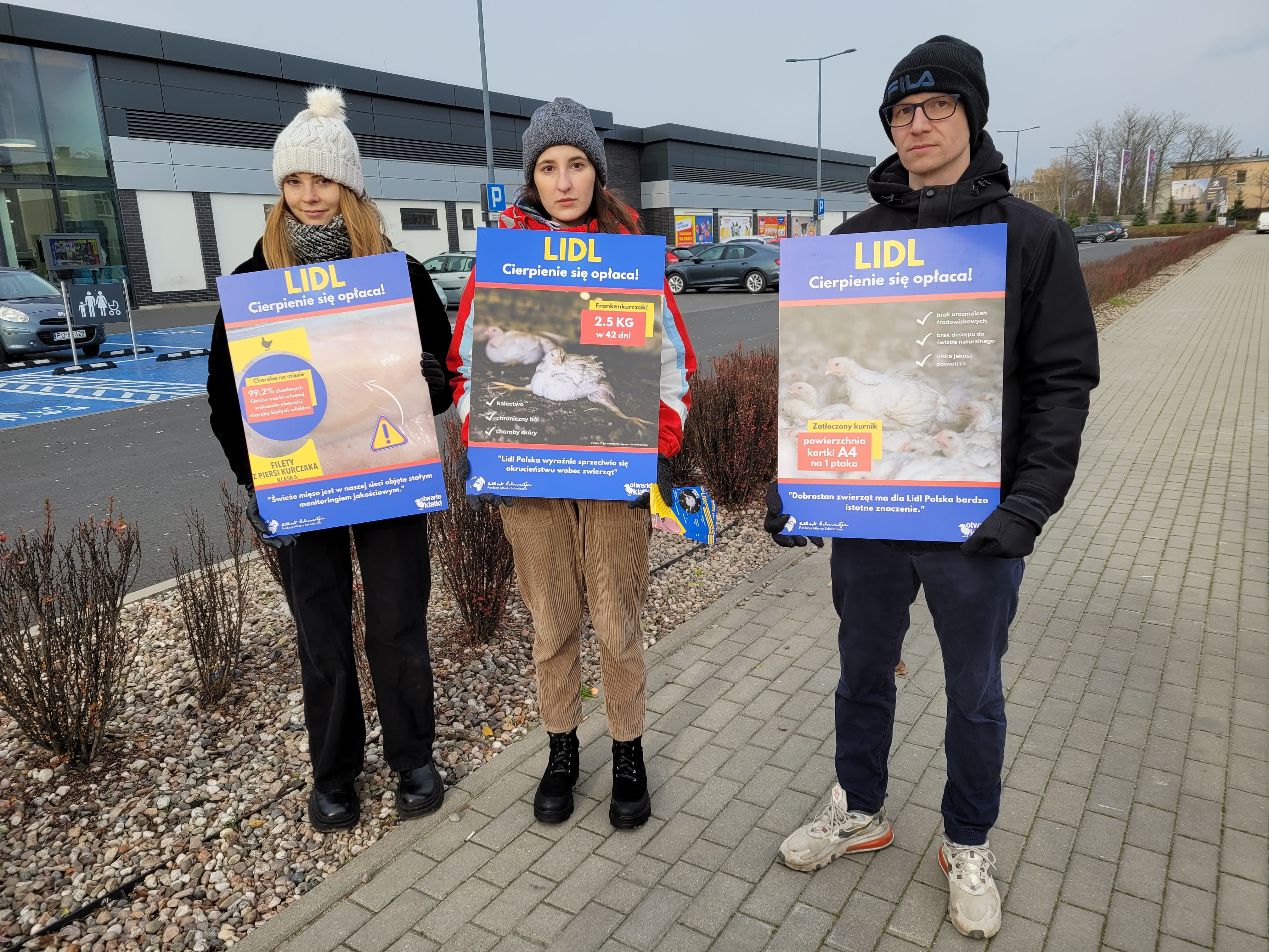 protest otwarte klatki - Krzysztof Polasik