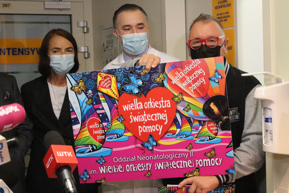 Poznańska neonatologia z imieniem Wielkiej Orkiestry Świątecznej Pomocy jerzy owsiak - Leon Bielewicz  - Radio Poznań