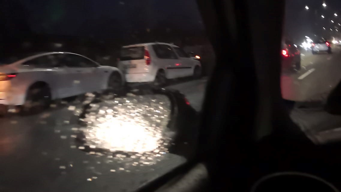 Karambol na autostradzie - Szymon/MotoSygnały