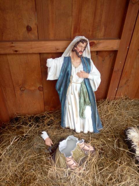 św józef zniszczony stęszew - FB: Gmina Stęszew