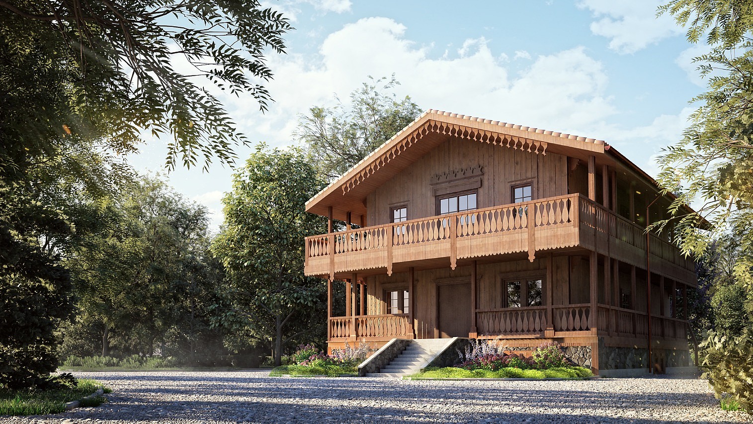 domek szwajcarski kalisz - Wizualizacja z zasobów Wydziału Rozbudowy Miasta: Łukasz Szleper LSPROJEKT