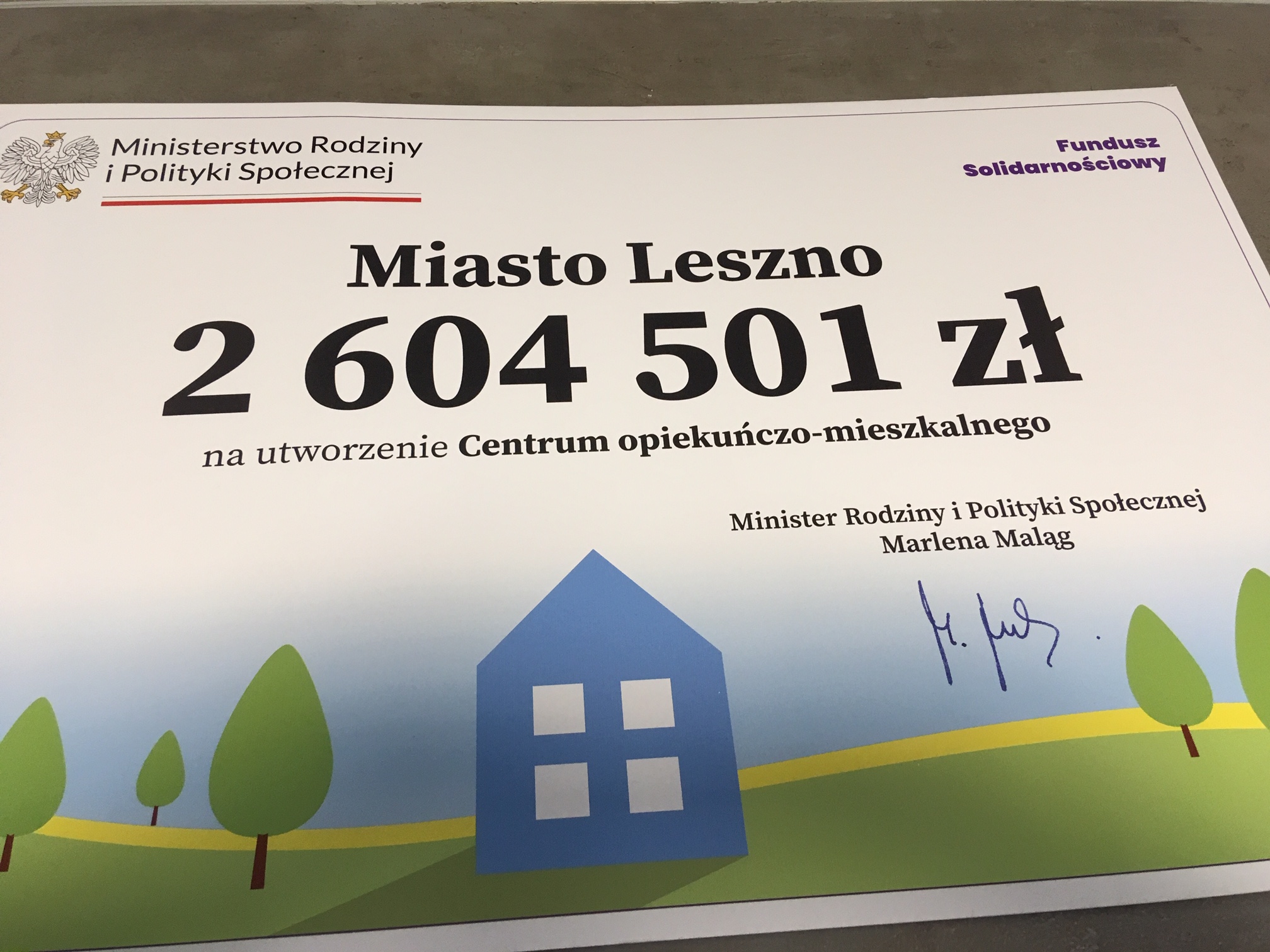 W Lesznie powstanie Centrum Opiekuńczo-Mieszkalne czek - Jacek Marciniak - Radio Poznań
