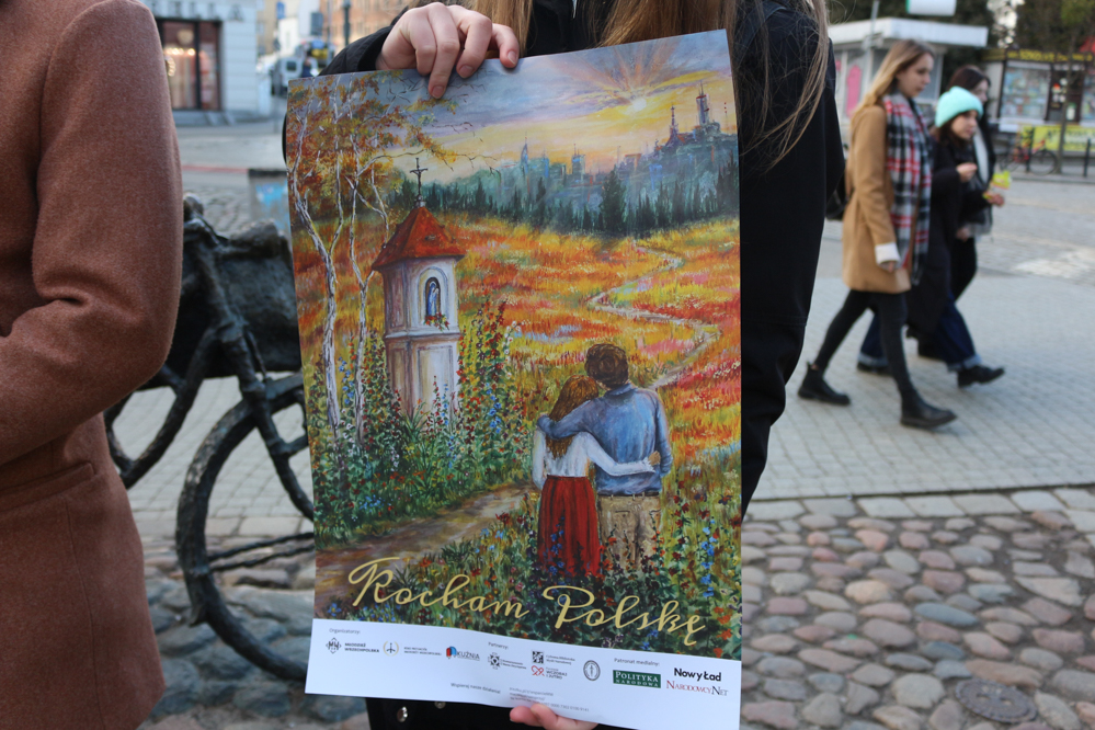 kochaj polskę akcja młodzież wszechpolska walentynki  - Leon Bielewicz  - Radio Poznań