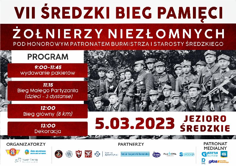VII Średzki Bieg Pamięci Żołnierzy Niezłomnych - Organizator