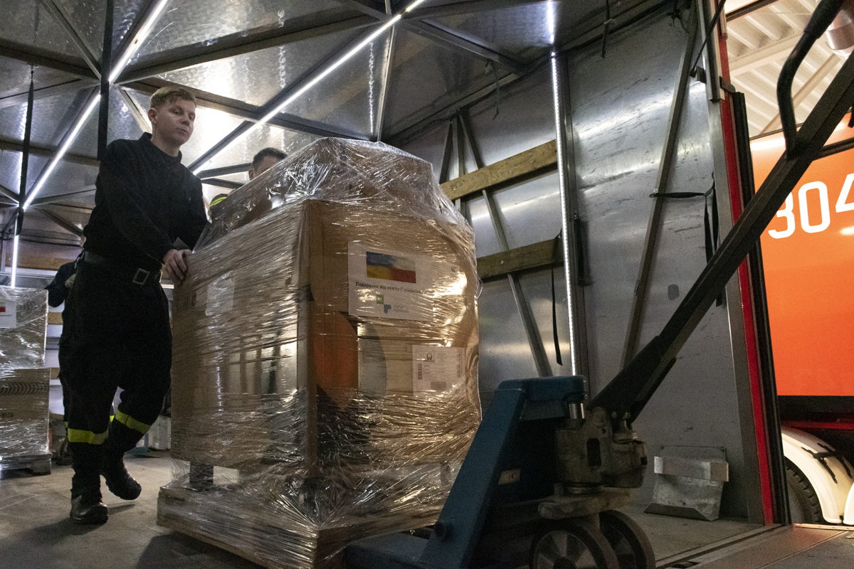 powiat poznański dary dla rejonu obuchowskiego  - Powiat Poznański