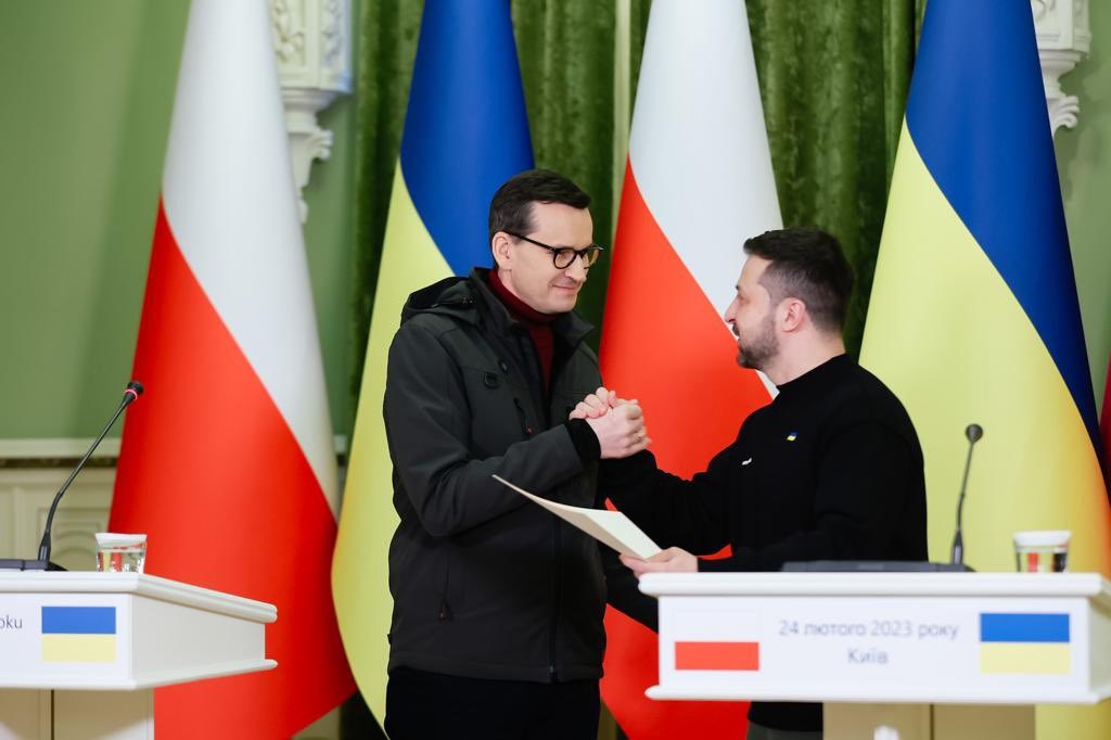 mateusz morawiecki i Wołodymyr Zełenski - KPRM