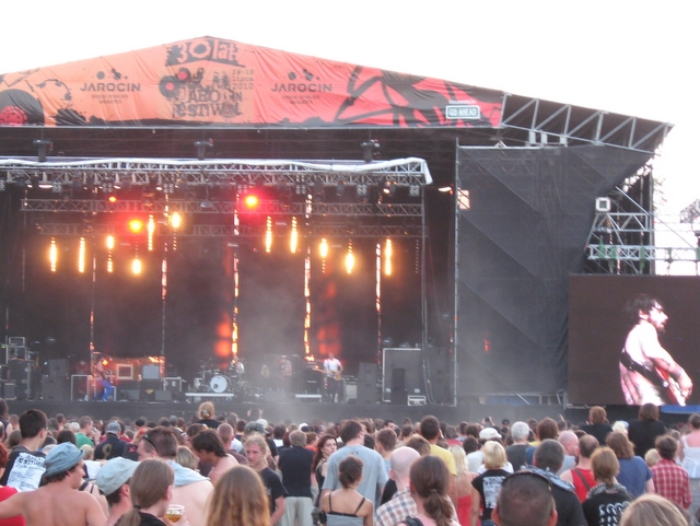 Scena jarocińskiego festiwalu - Radio Merkury