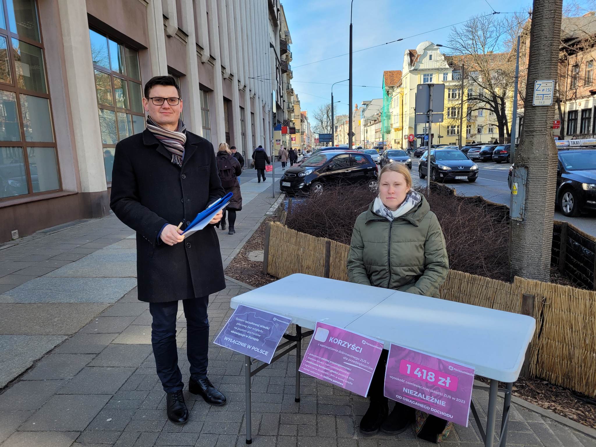 porozumienie zus konferencja  - Hubert Jach - Radio Poznań