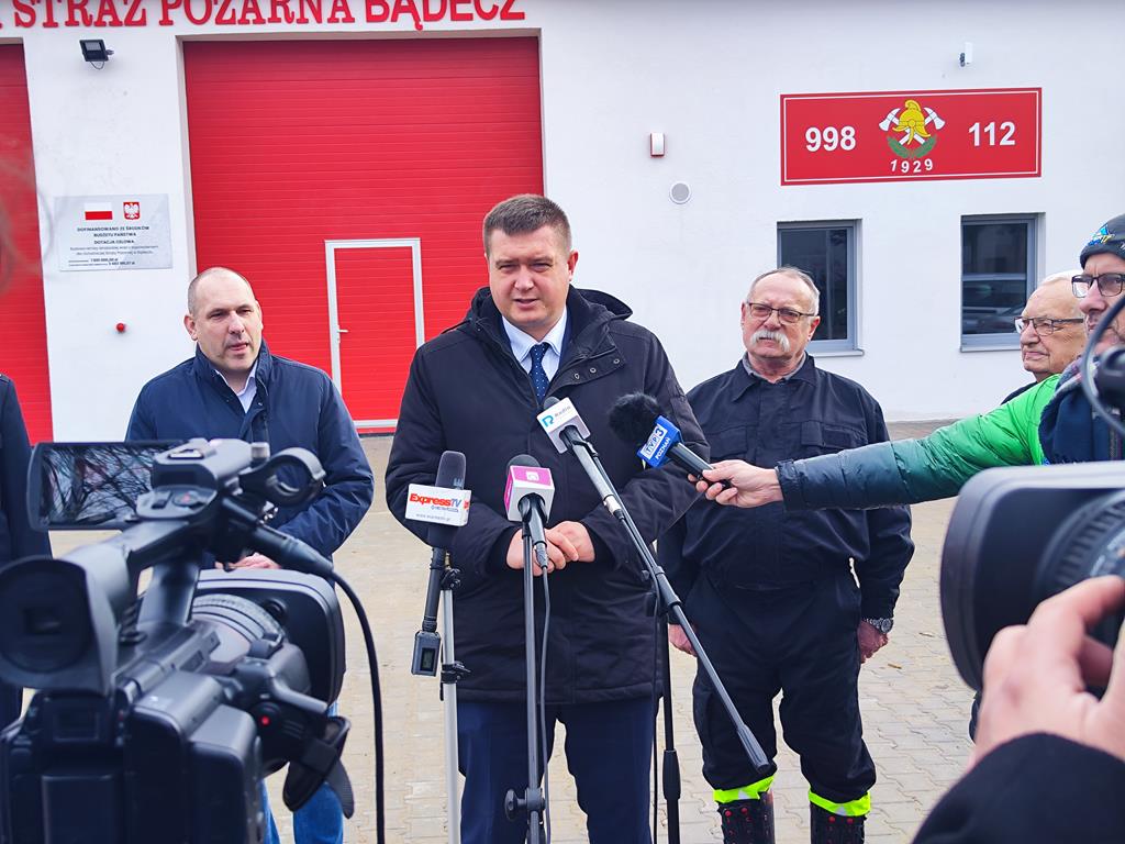 osp bądecz nowa remiza i wóz - Przemysław Stochaj - Radio Poznań