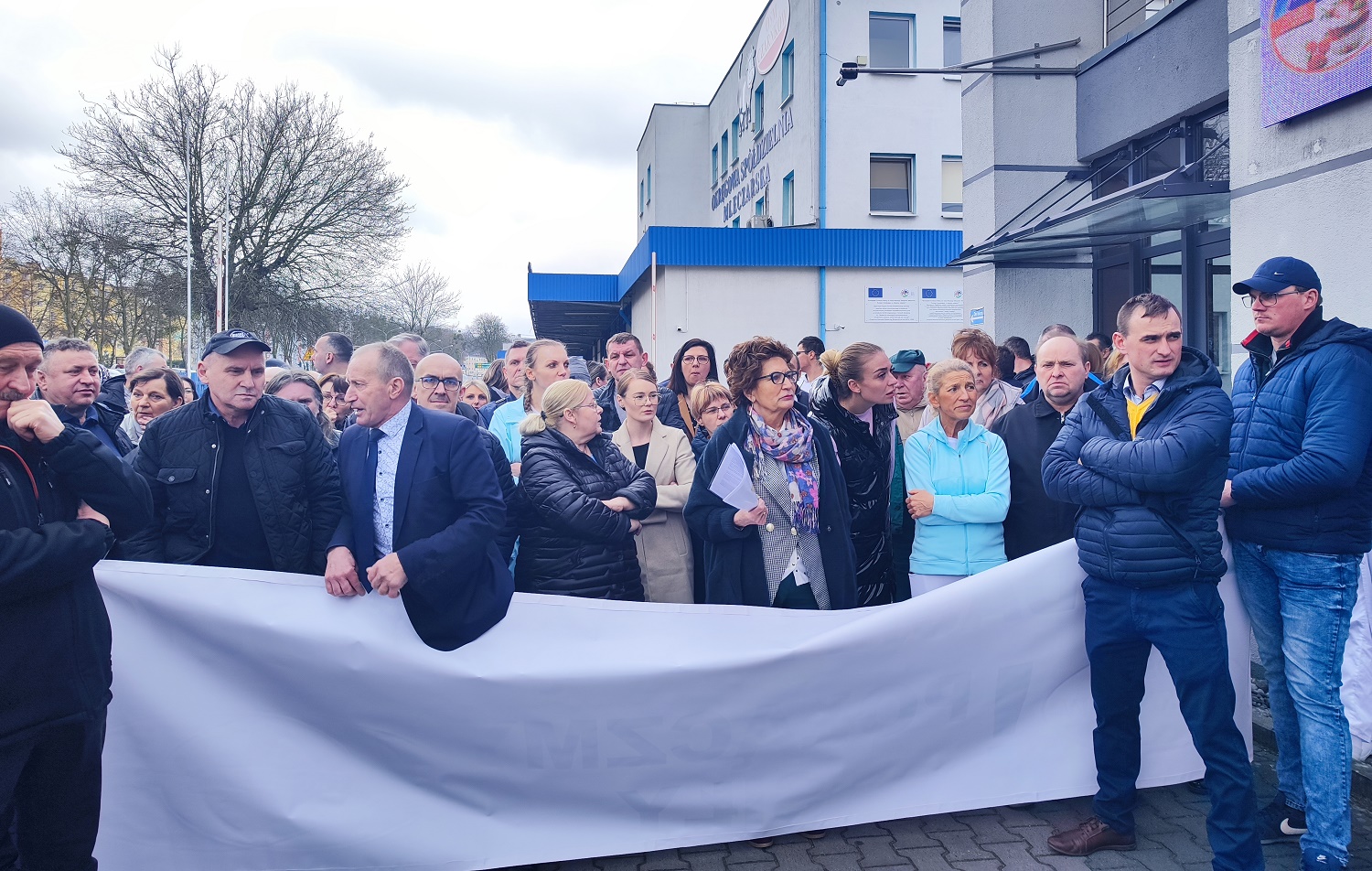 osm czarnków protest - Przemysław Stochaj