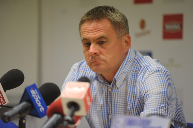 Jacek Zieliński na konfernecji prasowej KKS Lech - Przemek Modliński - Radio Merkury