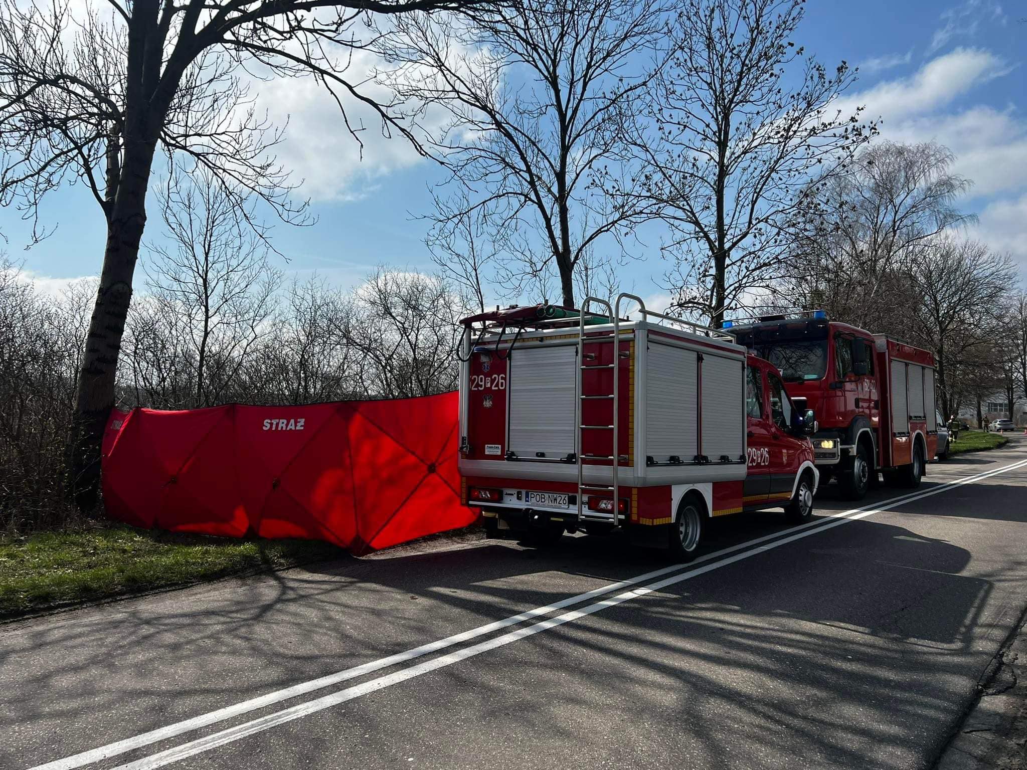 ciało w rowie rogoźno - OSP Rogoźno