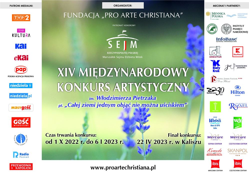 Finał XIV Międzynarodowego Konkursu Artystycznego im. Włodzimierza Pietrzaka - Organizator