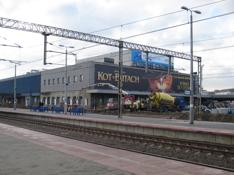 Budowa dworca kolejowego - grudzień 2011 - Adam Michalkiewicz