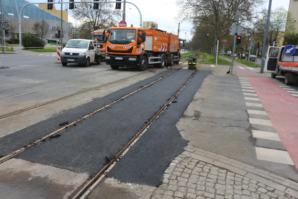 grunwald naprawa torowiska - Leon Bielewicz  - Radio Poznań