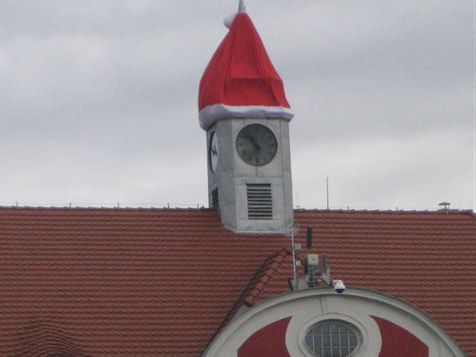 Gostyń - wieża ratuszowa w czapce - Jacek Marciniak