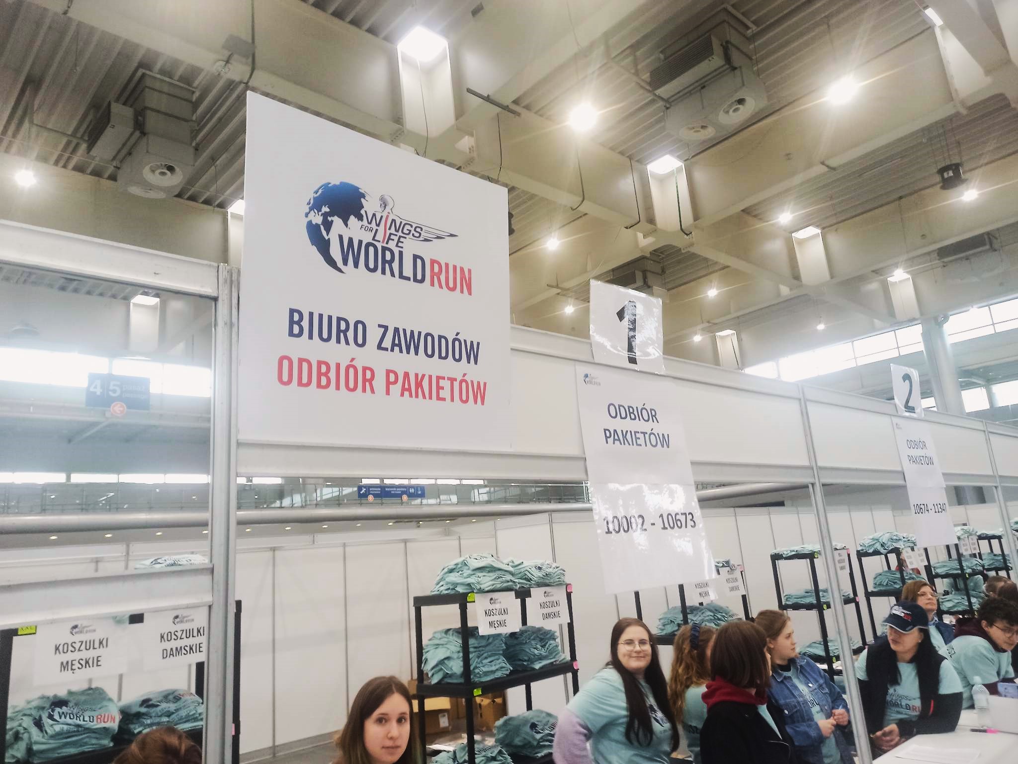 bieg Wings for Life odbiór pakietów - Bartosz Garczyński - Radio Poznań