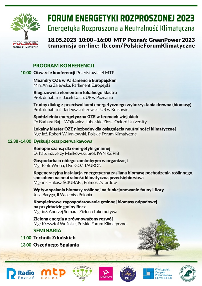 Forum klimatyczne Green Power 2023 - Organizator
