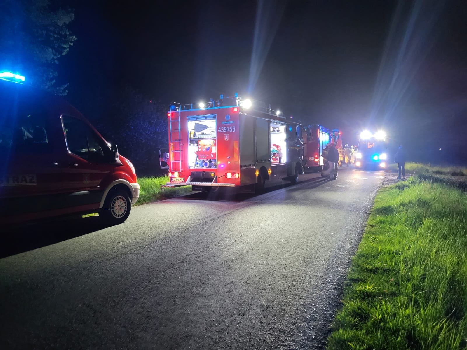 wypadek pogorzela zginął 18-latek - OSP Pogorzela