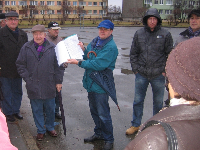 Protest ws. boiska - Gniezno - Rafał Muniak