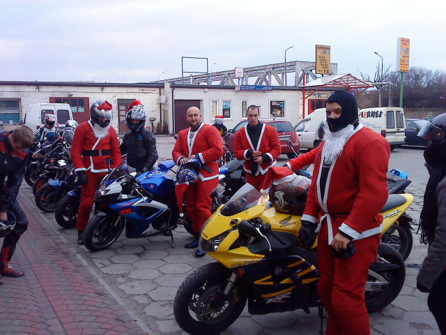 Mikołaje na motorach - Iwona Krzyżak