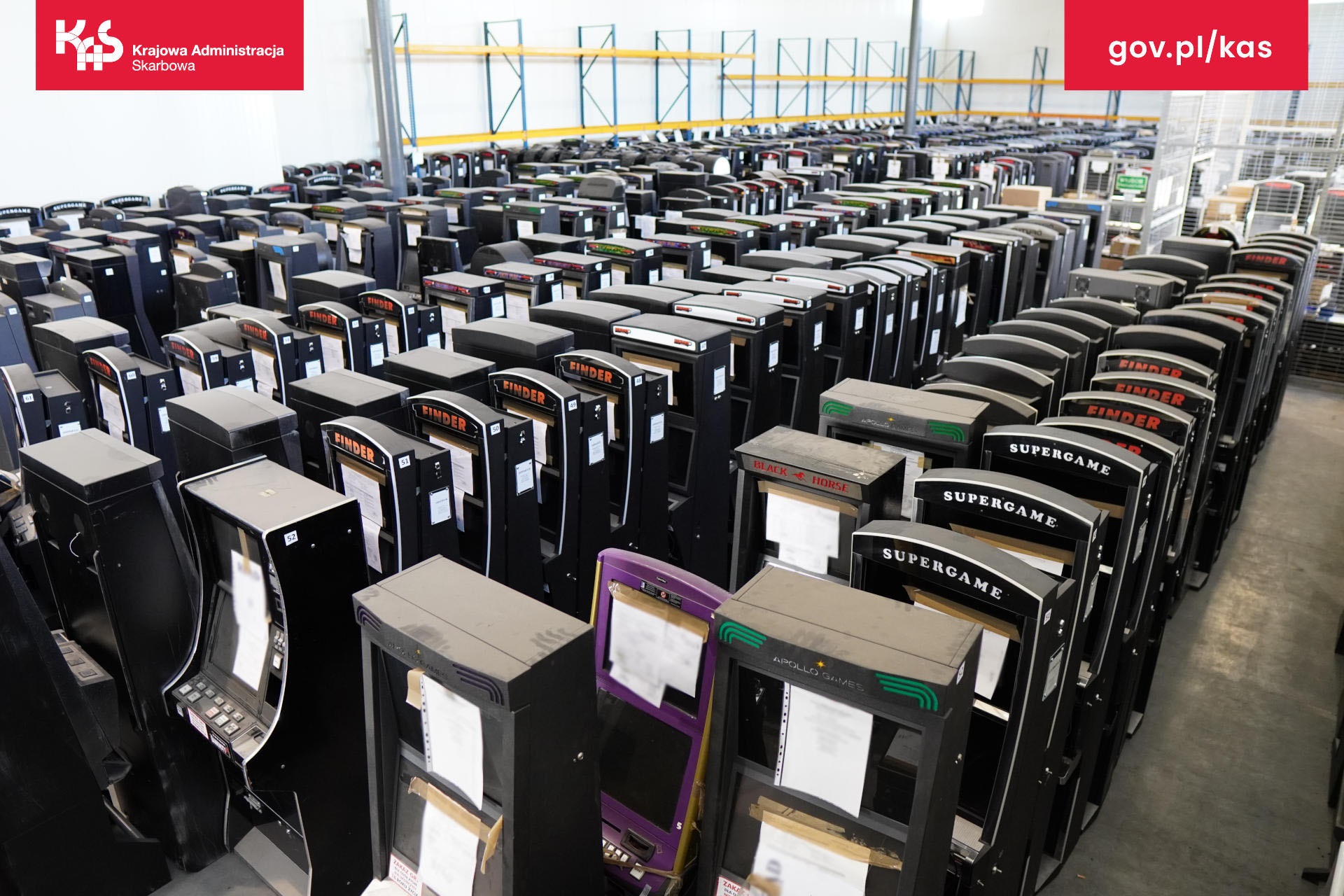 700 automatów do gier przejętych - Izba Administracji Skarbowej w Poznaniu