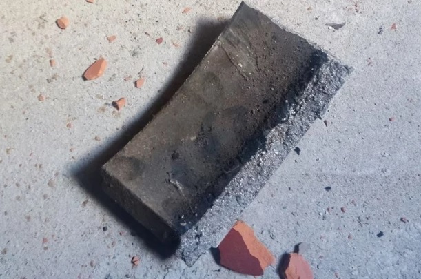 raków uszkodzony dach coś spadło na dach w rakowie - Archiwum prywatne Damian P. 