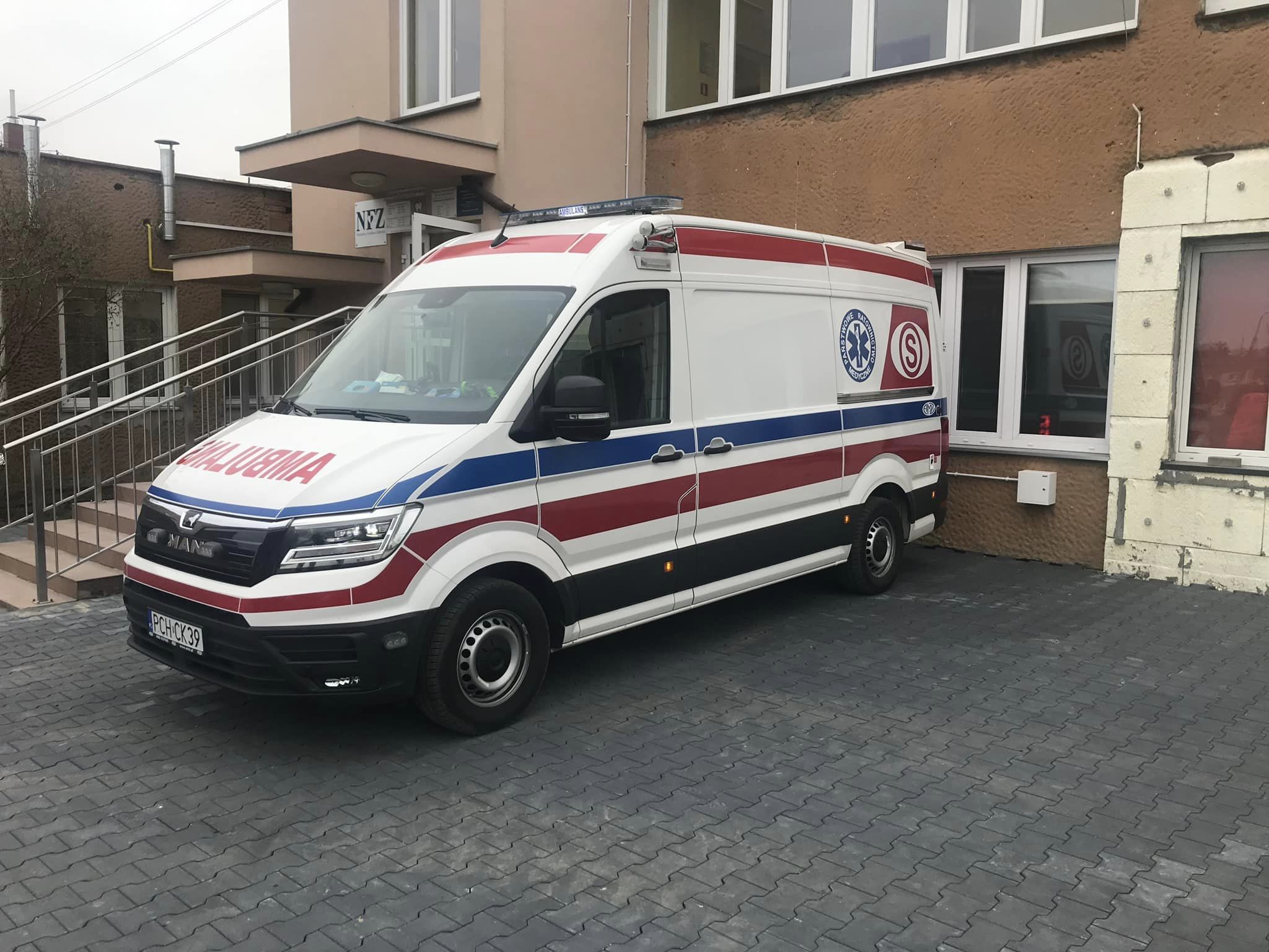 karetka margonin - FB: Janusz Piechocki (burmistrz Margonina)