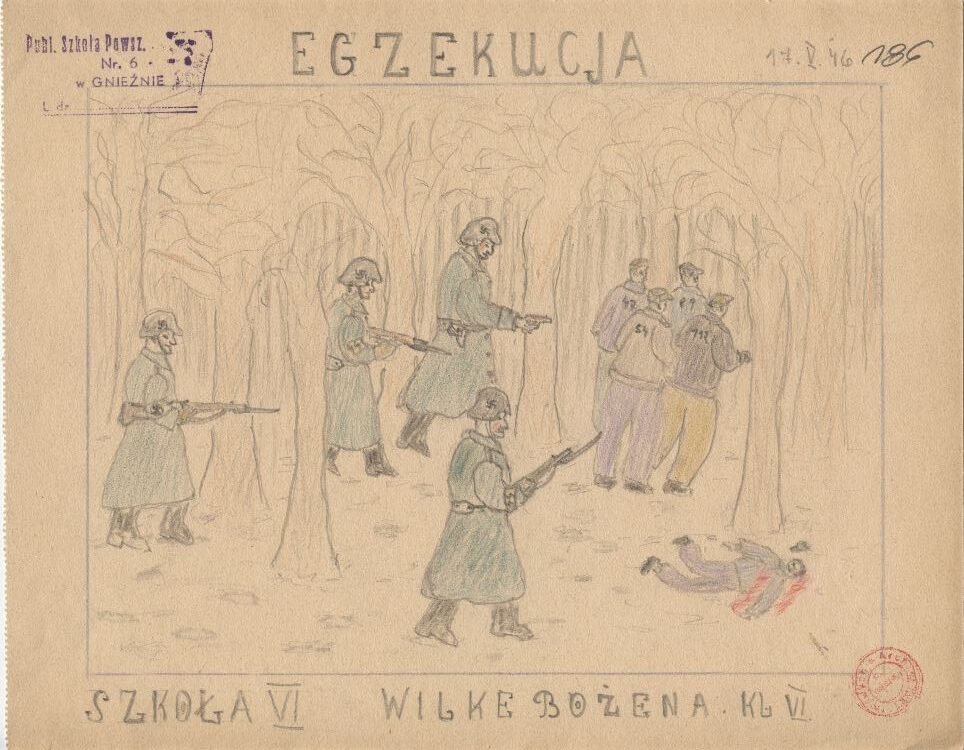 RYSUNKI II Wojna światowa  - Odnaleziony rysunek