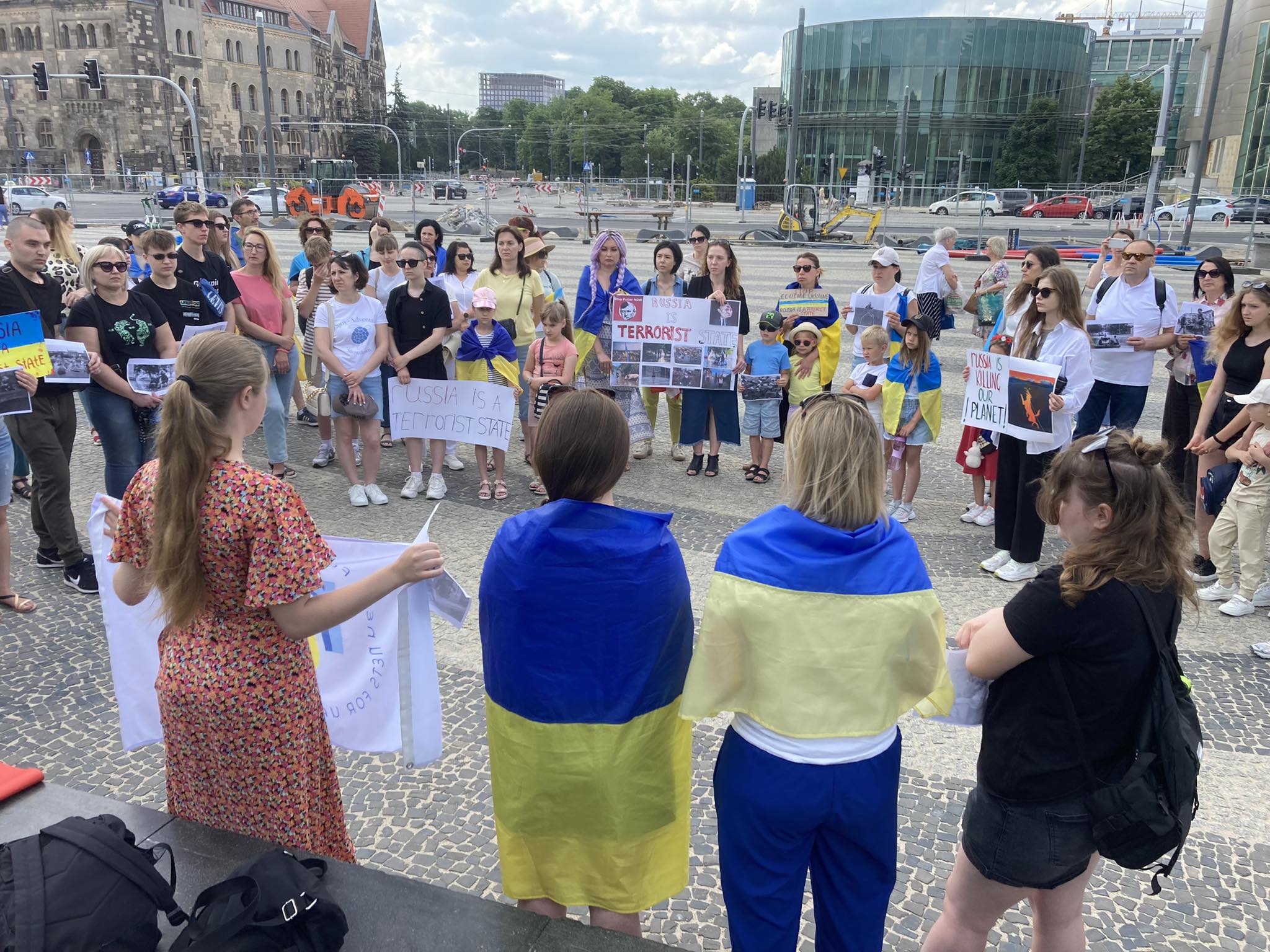 manifestacja ukraina poznań - Adam Michalkiewicz