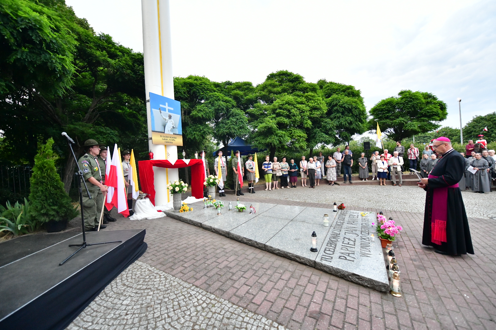 łęgi dębińskie rocznica pielgrzymki papieża - Wojtek Wardejn - Radio Poznań