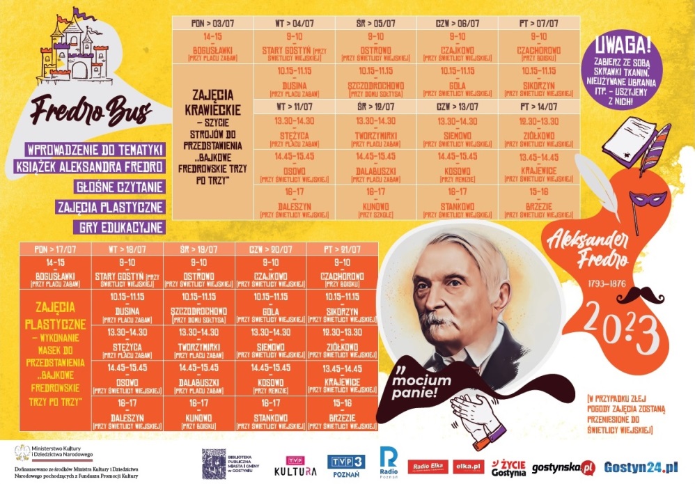 FredroBus, czyli Mobilna Biblioteka 2023 - Organizator