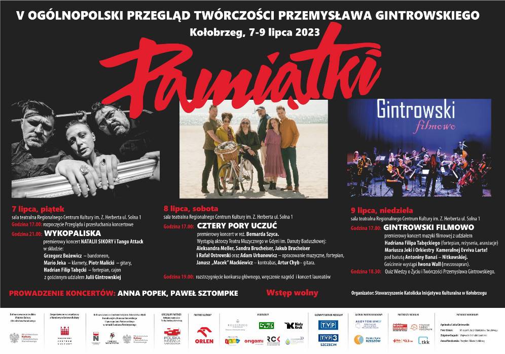 Ogólnopolski Przegląd Twórczości Przemysława Gintrowskiego „Pamiątki” - Organizator