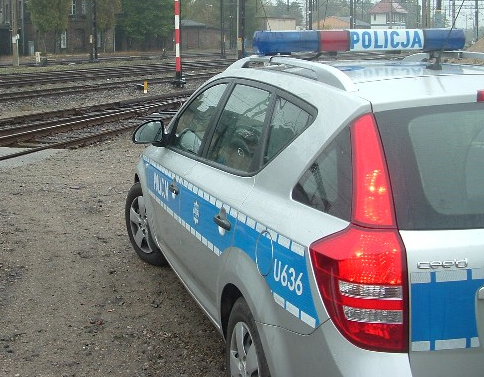 wypadek tory policja
