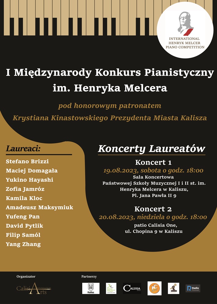 I Międzynarodowy Konkurs Pianistyczny m. Henryka Melcera - Organizator
