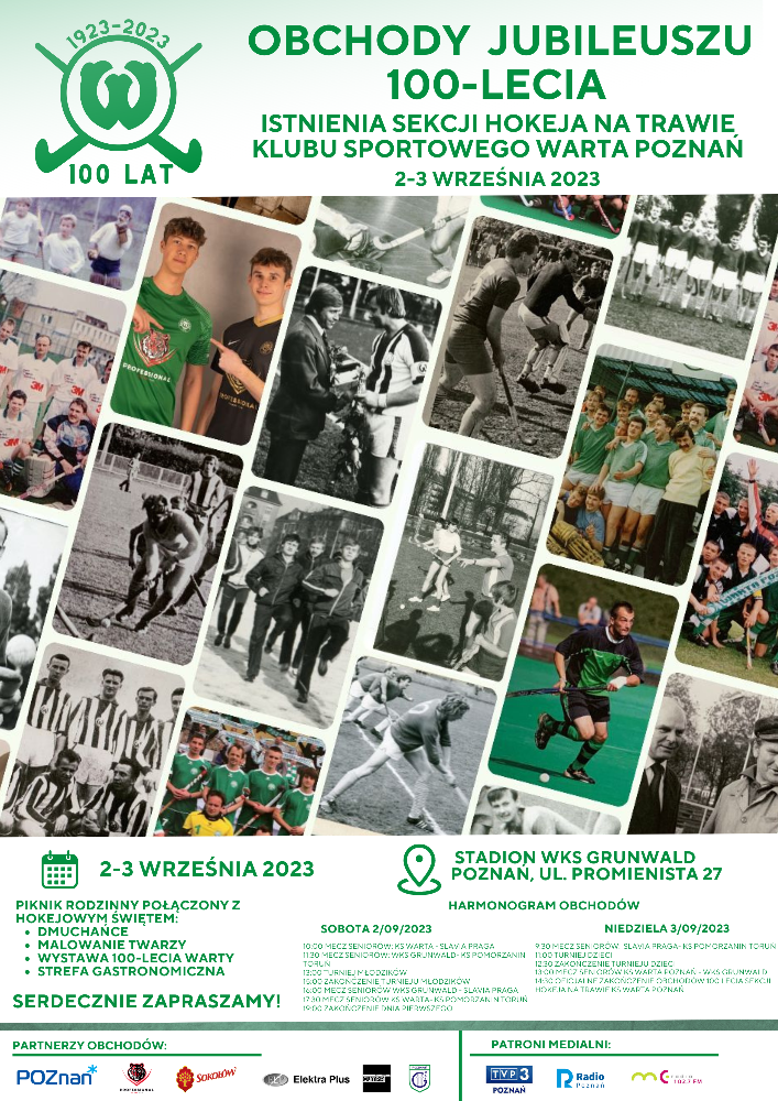 100-lecie sekcji hokeja na trawie Klubu Sportowego Warta Poznań - Organizator
