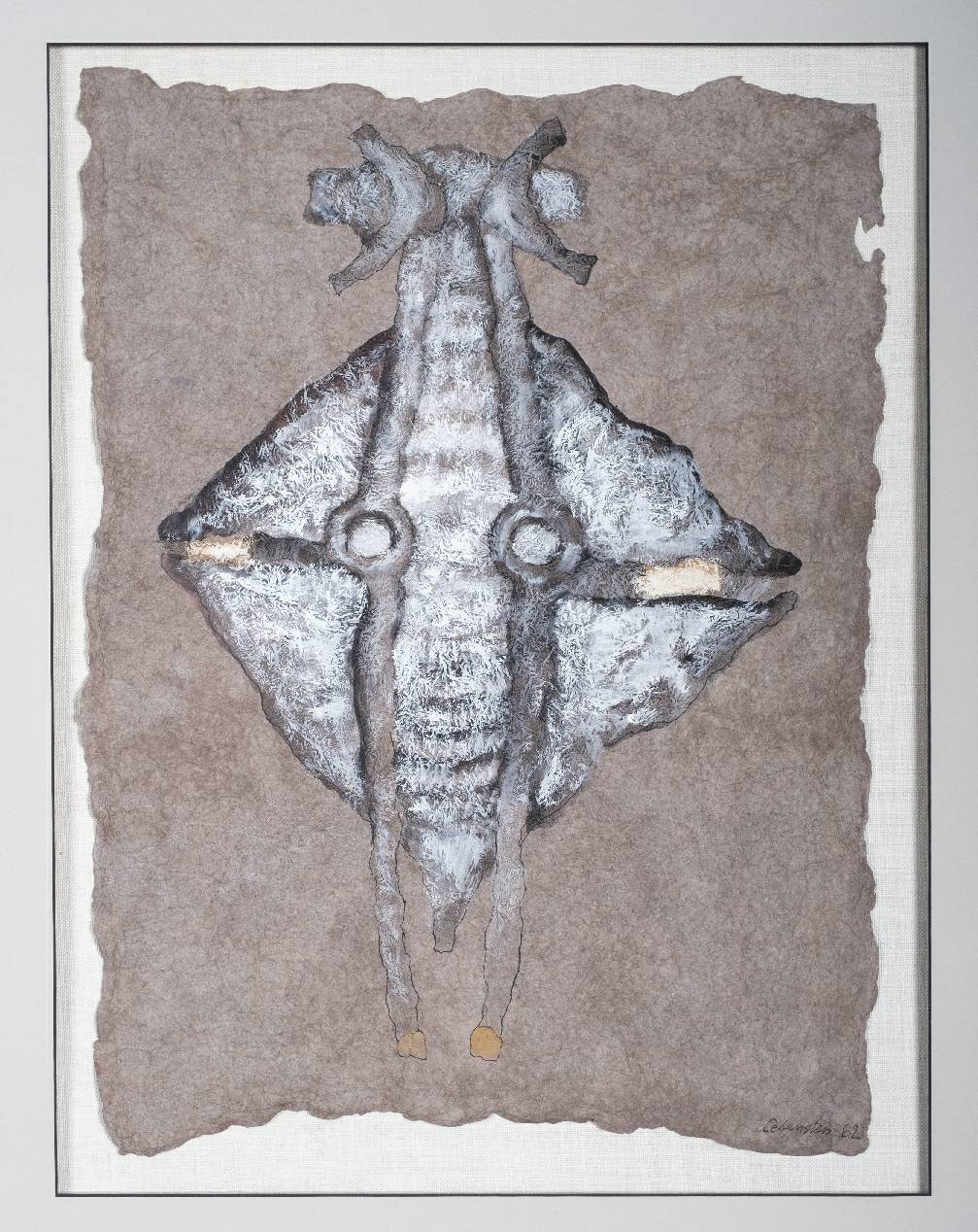 Jan Lebenstein, Figure axiale, 1962, kolekcja prywatna, Poznań -  Jan Lebenstein, Figure axiale, 1962, kolekcja prywatna, Poznań - Galeria Piekary