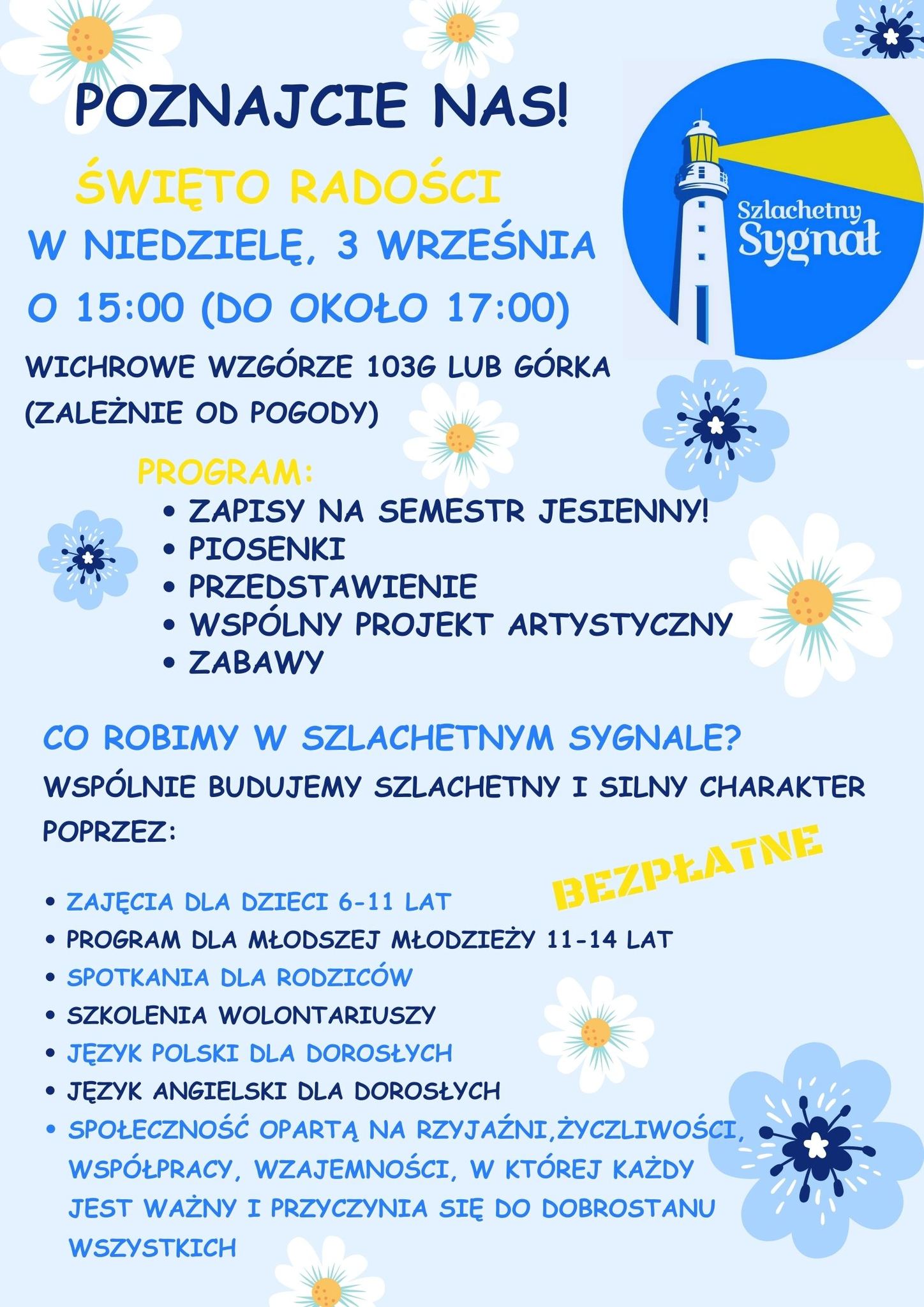 Organizacja Szlachetny Sygnał zaprasza na festyn  - Organizator
