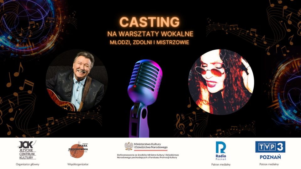 Casting na warsztaty wokalne „Młodzi, zdolni i mistrzowie” 2023 - Organizator