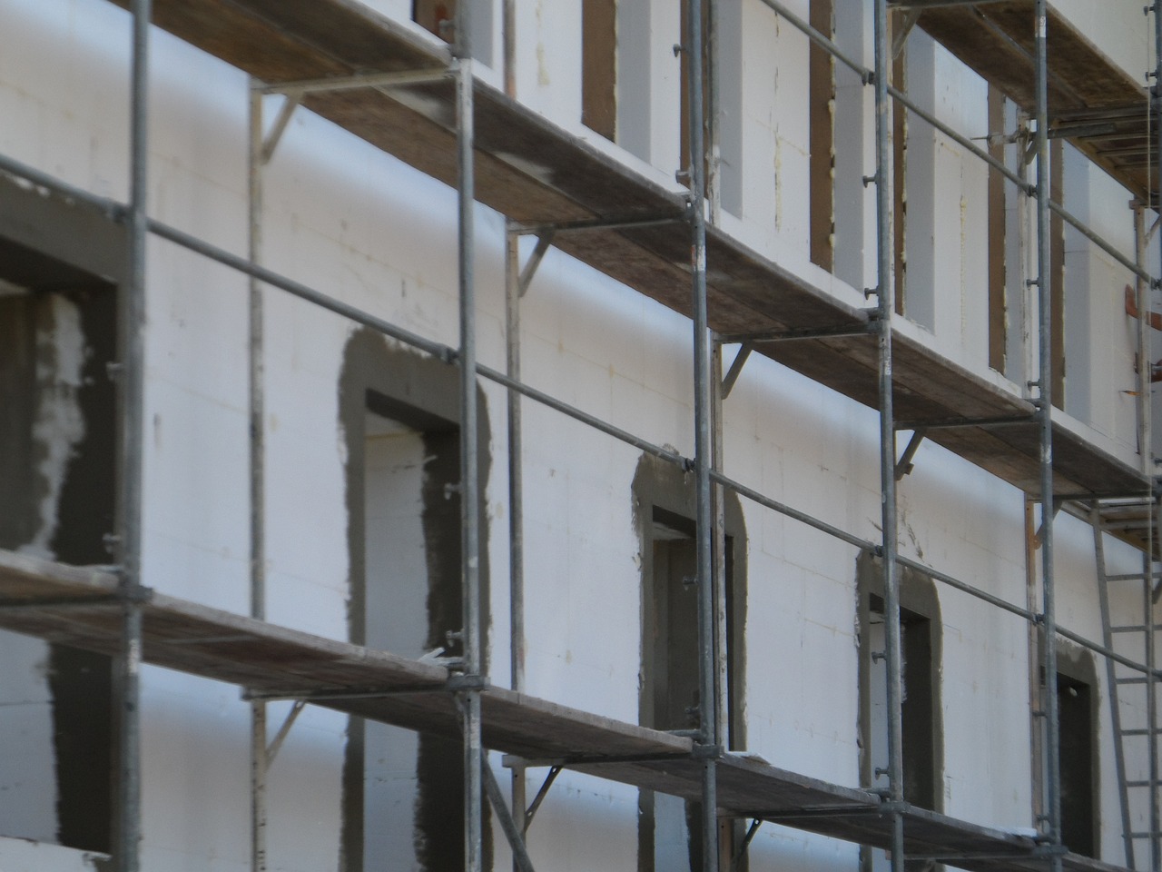 termomodernizacja rusztowanie styropian - Pixabay