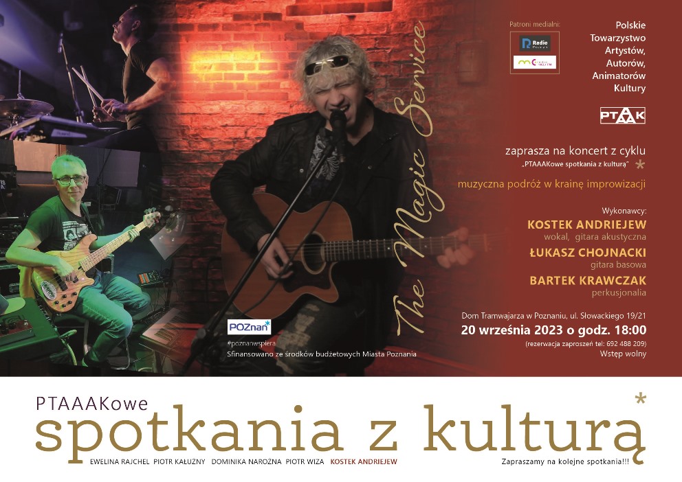 PTAAAK-owe Spotkania z Kulturą - Kostek Andriejew - Organizator