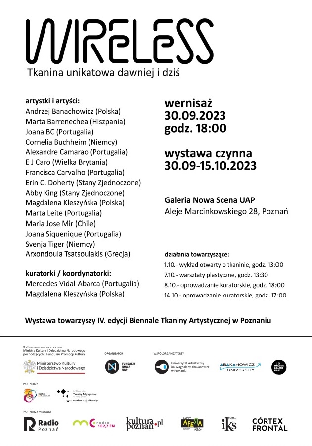 Wireless. Tkanina unikatowa dawniej i dziś - Organizator