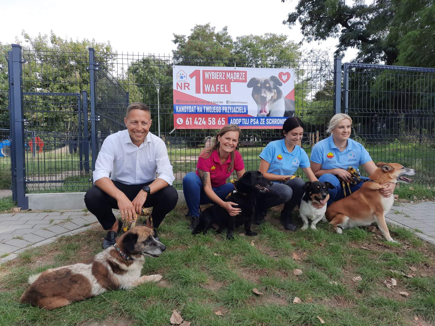 kampania wyborcza gniezno schronisko  - Rafał Muniak - Radio Poznań
