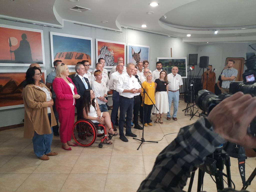 donald tusk w koninie - Sławomir Zasadzki - Radio Poznań