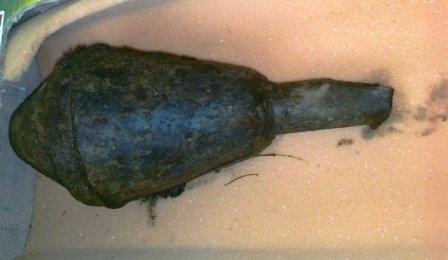 Głowica panzerfausta w Kole - Policja/Koło