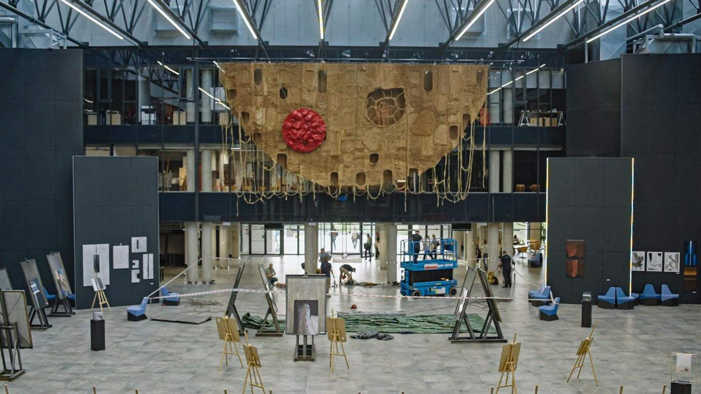 Politechnika Poznańska gobelin - Politechnika Poznańska